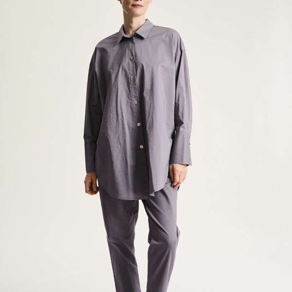 Core cotton stor skjorte, shark, BITTE KAI RAND
