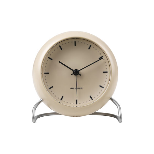 City Hall bordur, sandy beige, Arne Jacobsen Clocks