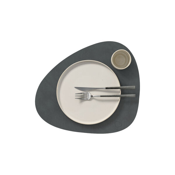 Nupo d&aelig;kkeserviet Curve L, anthracite, LIND DNA
