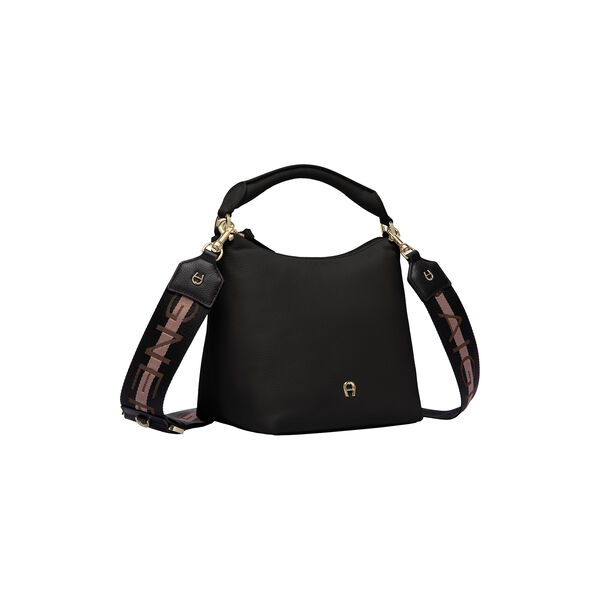 Zita S Hobo-Bag, black coloured, Aigner