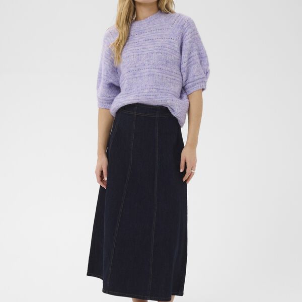SambrinaSZ Skirt, dark blue denim, Saint Tropez