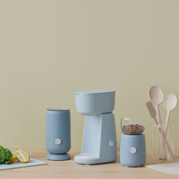 FOODIE single cup kaffemaskine, light blue FOODIE single cup kaffemaskine, light blue, RIG-TIG