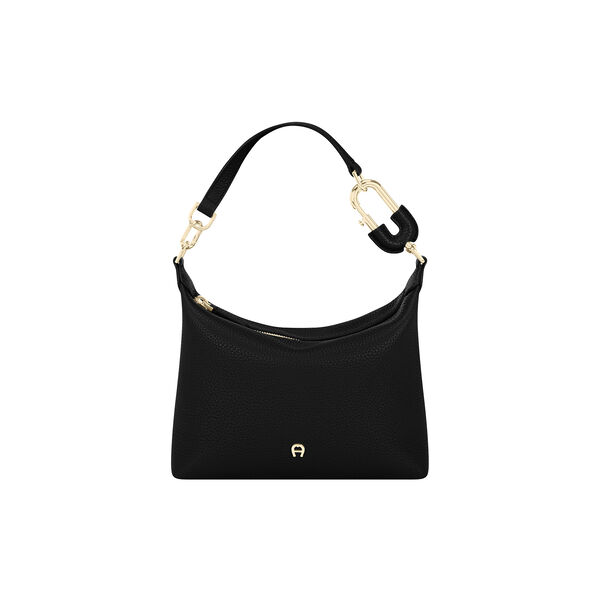 Ina Pouch + Carabiner | Black | H&aring;ndtaske, Aigner
