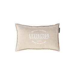 Logo Velvet 50x30 Pillow, beige, Lexington