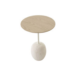 Lato Table LN8 Lounge Table, Crema Diva marble/oak, &Tradition