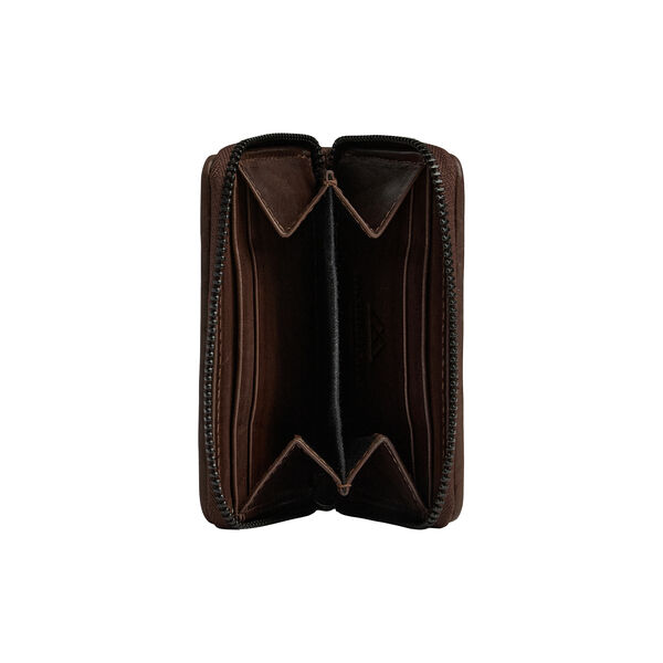 SelmaMBG Wallet Weave, dark brown, Markberg