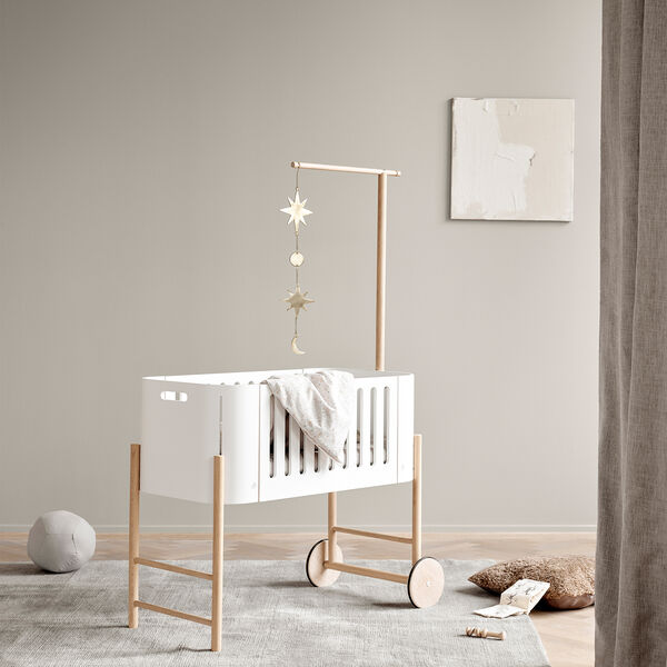 Holder til Wood co-sleeper sengehimmel & uro, eg, Oliver Furniture