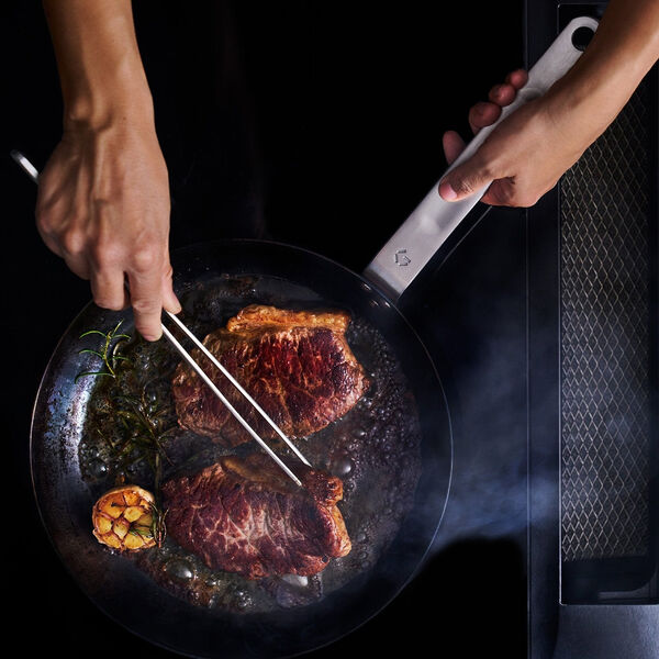 Stegepande carbonstål Ø 28 cm, Gastrotools