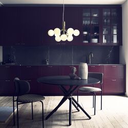 Apiales 9 Pendant, brushed brass/opal Apiales 9 Pendant, brushed brass/opal, Nuura