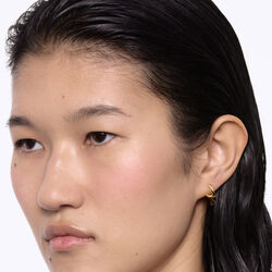 Coil Curl Studs, guld, Maria Black