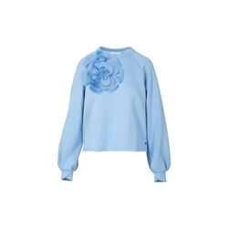 Sweat with scuba rose, pastel blue Sweat with scuba rose, pastel blue, Coster Copenhagen