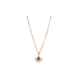 Soleil halsk&aelig;de, cornflower, ENAMEL Copenhagen