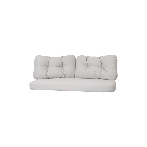 Ocean large 2-pers. sofa hyndes&aelig;t, white grey, Cane-line