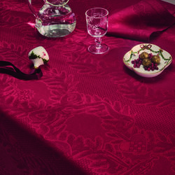 Stjerne Riflet Juleserviet 2 stk., rød, Royal Copenhagen