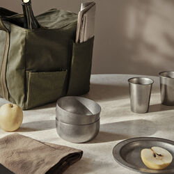 Tumbled Kop, stainless steel, Ferm Living