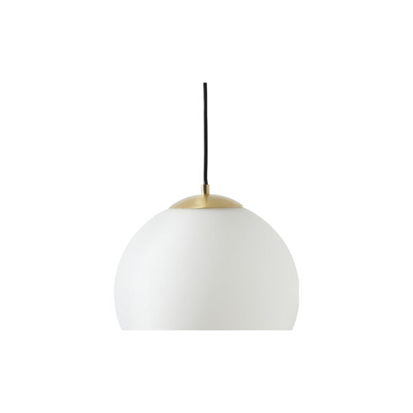Beth Opal Glass Ball Pendant, white, Westwing Collection