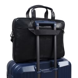 1 Compartment Laptop Bag, black, Tony Perotti