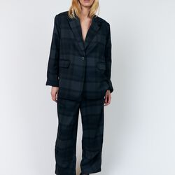 FayLL Blazer LS OVS, dark grey, Lollys Laundry