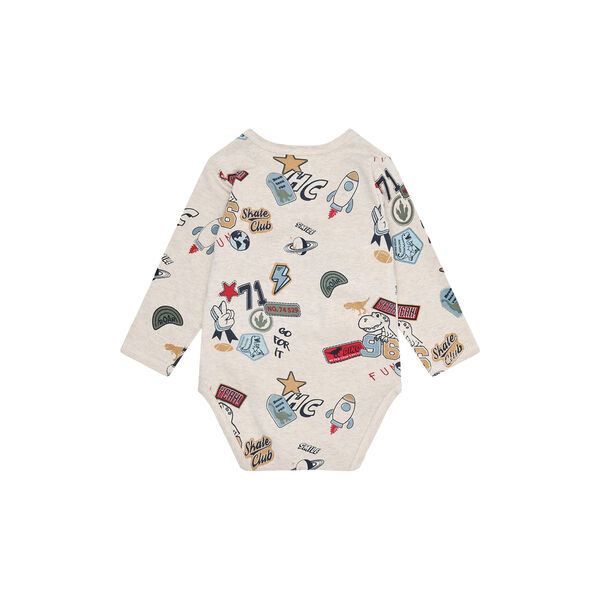 Hcbuster Badges Long Sleeved, wheat melange, Hust & Claire