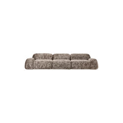 Wolke 4-seater Modular Sofa, teddy boucl&eacute; taupe, Westwing Collection