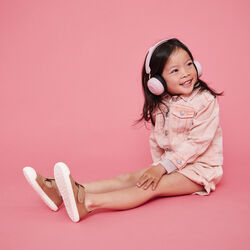 Buzz Junior Safe Audio h&oslash;retelefoner, dusty rose, Kreafunk
