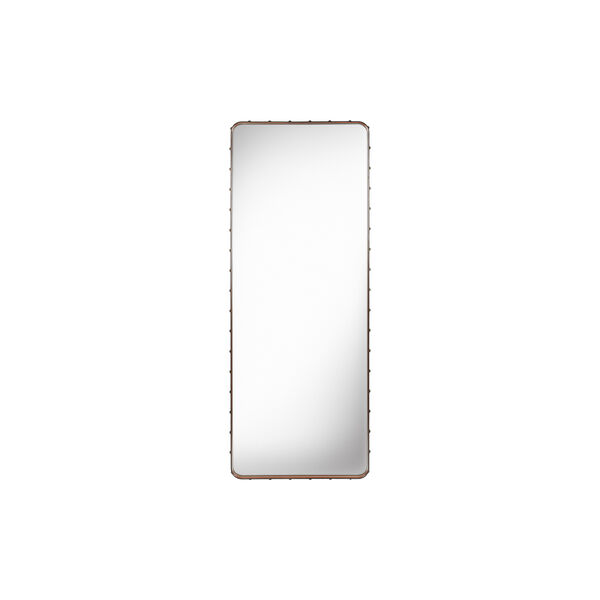 Adnet Rectangular Wall Mirror, tan, GUBI