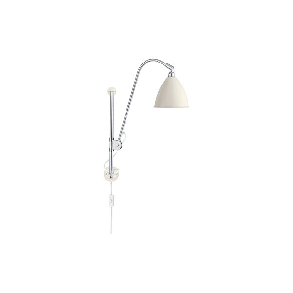 Bestlite BL5 Wall Lamp, soft white semi matt/chrome Bestlite BL5 Wall Lamp, soft white semi matt/chrome, GUBI