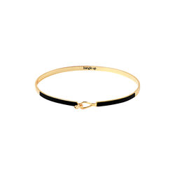 LILY Bracelet, black, bangle up