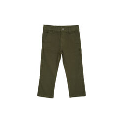 Twill Chinos Slim w. Stretch, dark green, Copenhagen Colors Organics