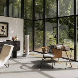 62 Desk, walnut/black 62 Desk, walnut/black, GUBI