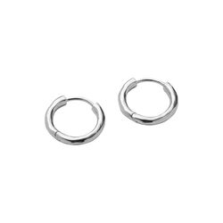 Spirit Huggies Medium, forsølvet, Pernille Corydon Jewellery