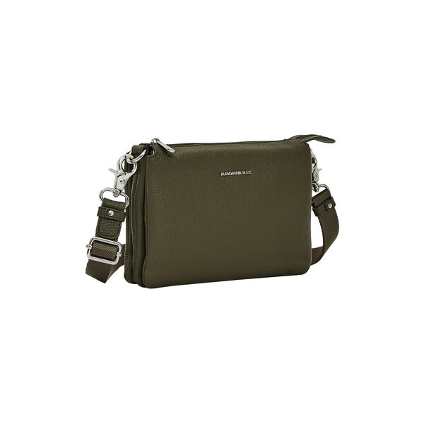 MELLOW LEATHER POCHETTE | Winter Olive | Clutch, Mandarina Duck