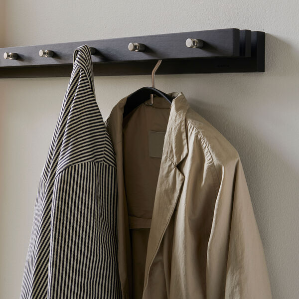 Cutter Coat Rack 100, sort/eg, Skagerak by Fritz Hansen