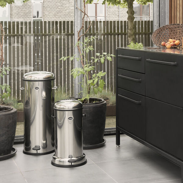 VIPP15 pedalspand, rustfrit stål, Vipp