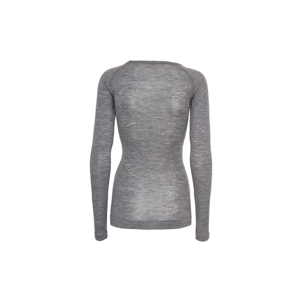 Jade Bluse, grey melange, Seamless Basic
