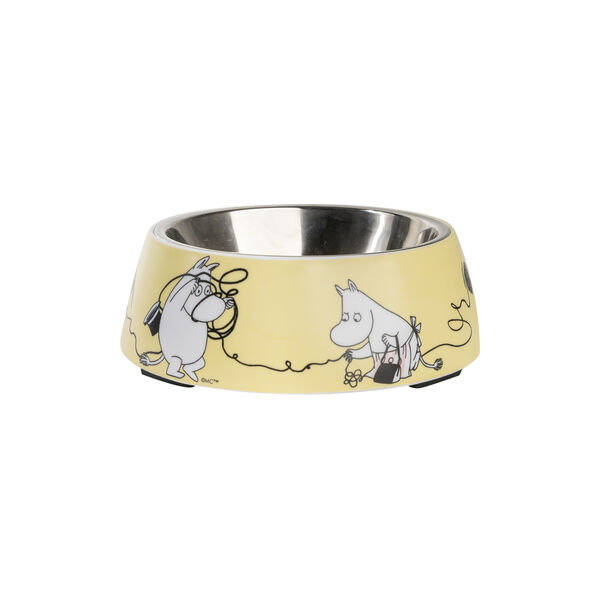 Hundeskål M, gul, Muurla