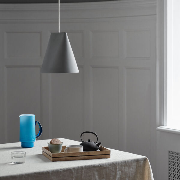 Ceramic Pendant, light grey Ceramic Pendant, light grey, MOEBE
