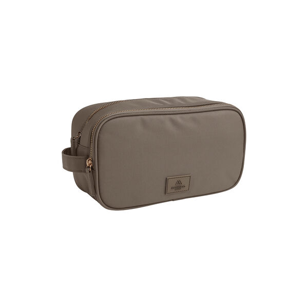 CareMBG Toiletry Bag Recycled, walnut w/gold, Markberg