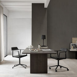 VIPP452 Swivel Chair with Castors, black/black, Vipp