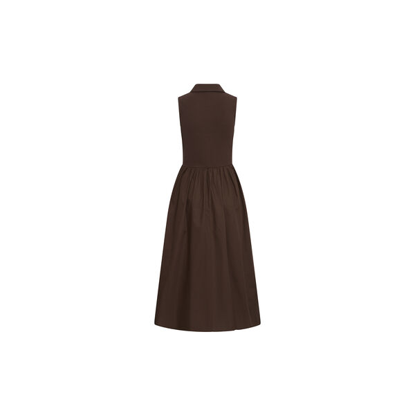 IHMONNA Polo Dress, chicory coffee, ICHI