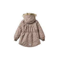 Jacket Mathilde, dry wood snow flowers, Wheat