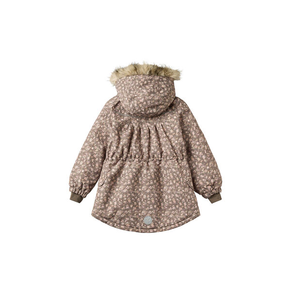 Jacket Mathilde, dry wood snow flowers, Wheat
