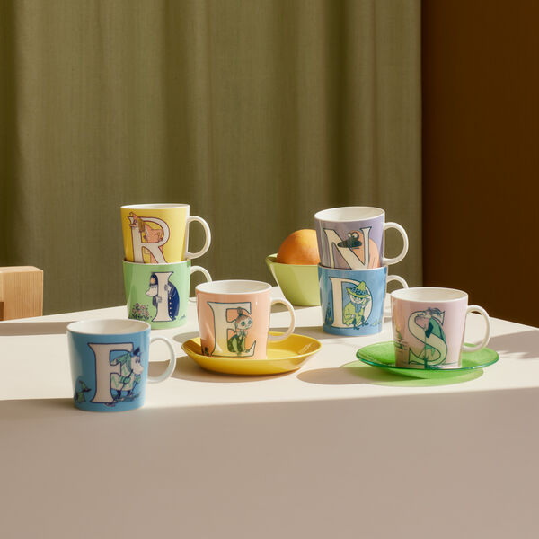 Mumi krus 40 cl Alfabet O Mumi krus 40 cl Alfabet O, Moomin Arabia
