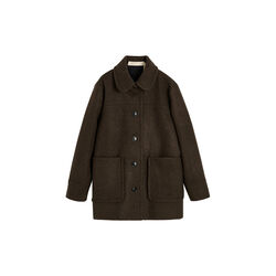 Jamie Jacket Loden, pure dark brown, Aiayu