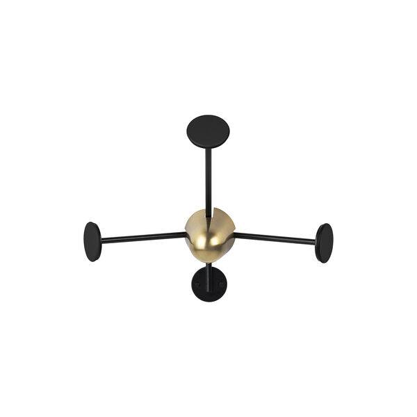 Matégot Coat Rack, soft black semi matt, GUBI