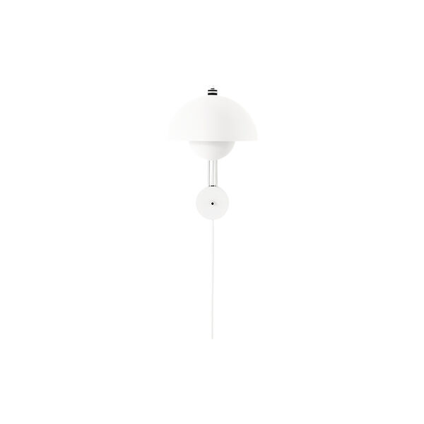 Flowerpot VP8 Wall Lamp, matt white, &Tradition