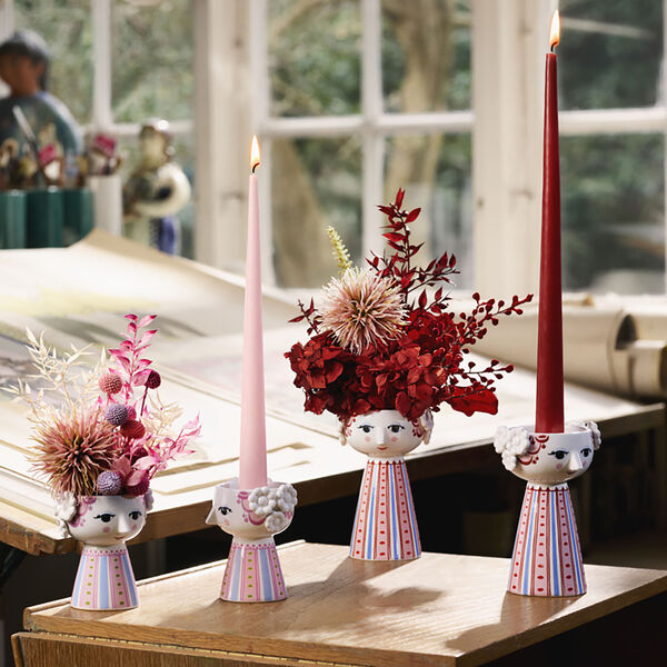 Eva Lysestage, pink, Bjørn Wiinblad