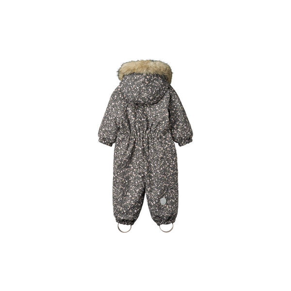 Snowsuit Nickie, black sea open flowers Snowsuit Nickie, black sea open flowers, Wheat