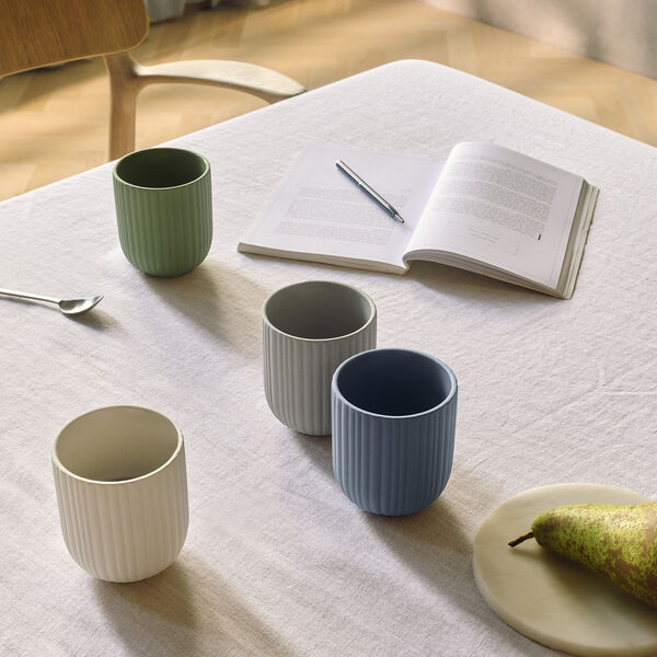 Verda kop, dusty blue, Knabstrup Keramik