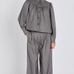 WaterlilyBBTindra Blazer, grey melange, Bruuns Bazaar